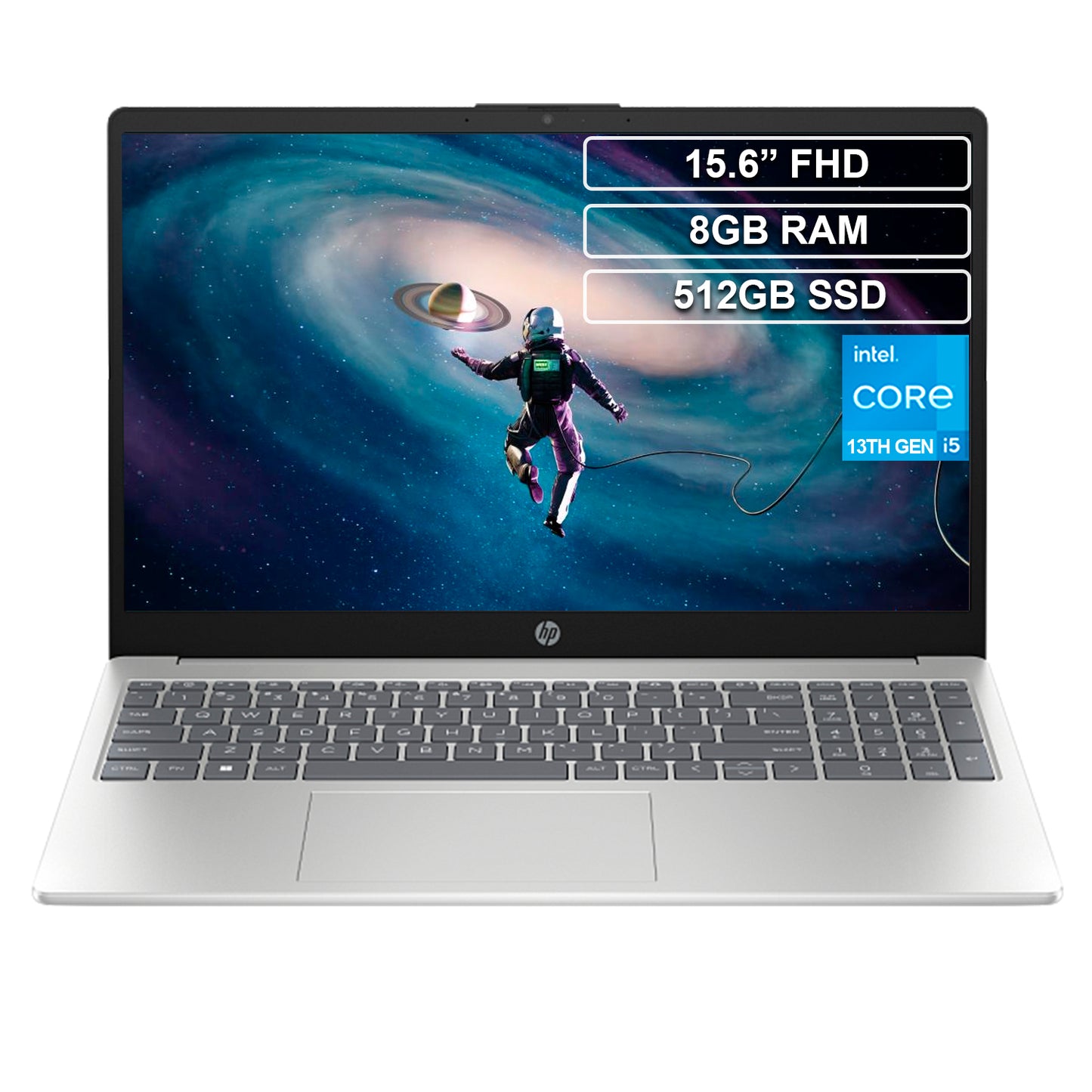 Portátil HP 15-fd0098la Core i5 120U 8GB 512GB FHD 15.6