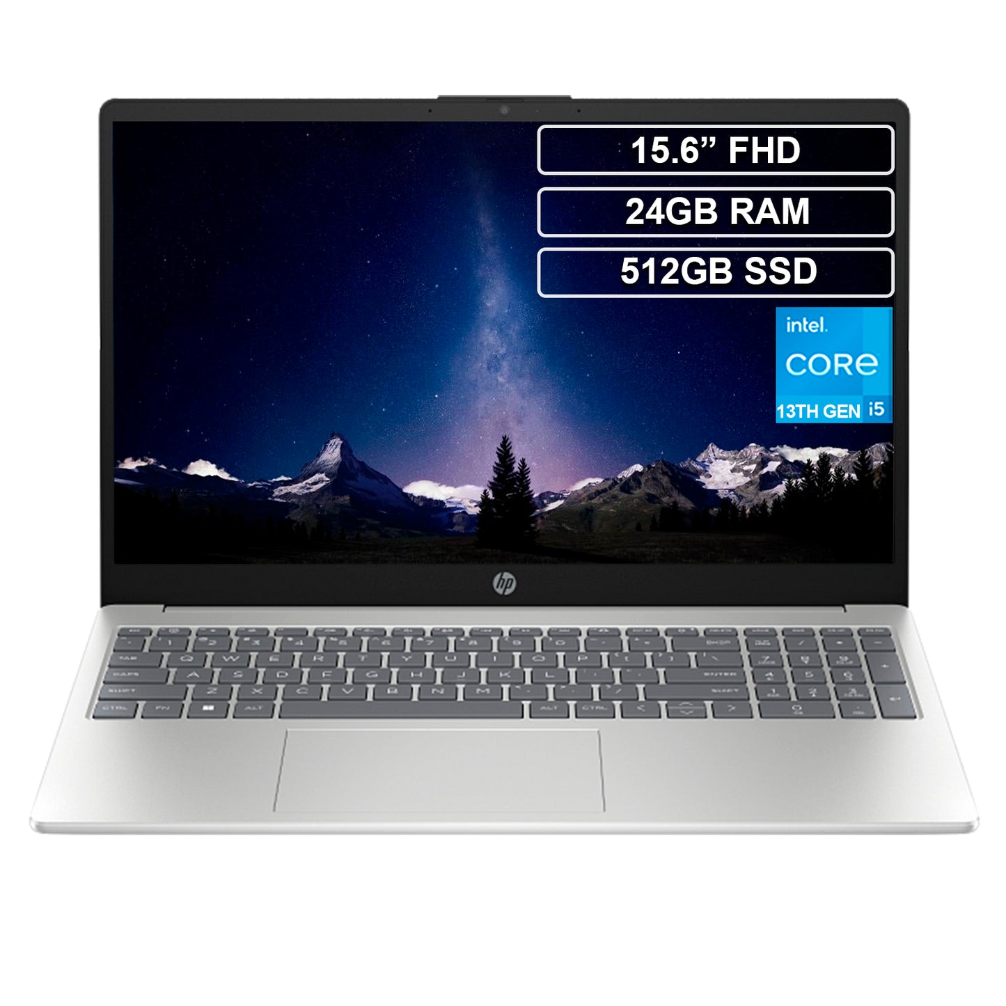 Portátil HP 15-fd0098la Core i5 120u 24GB 512GB FHD 15.6
