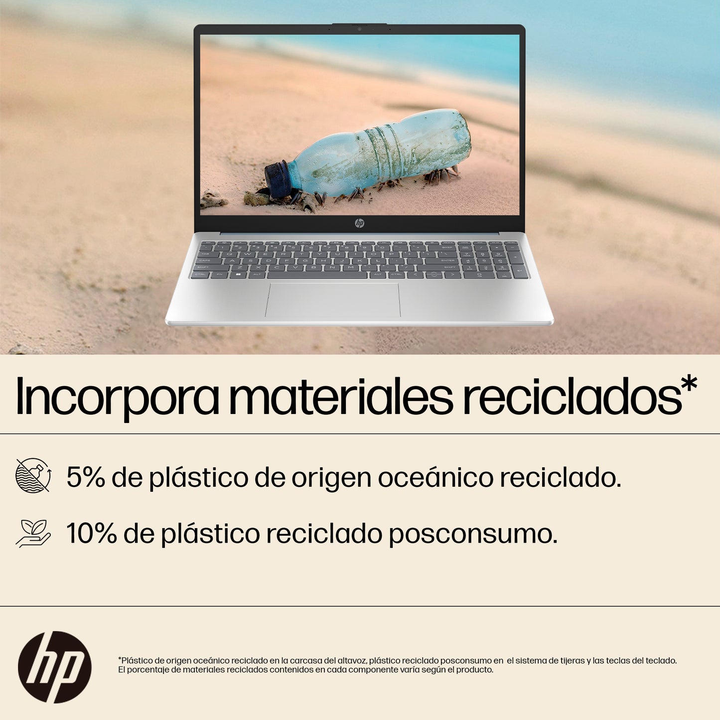 Portátil HP 15-fd0098la Core i5 120U 8GB 512GB FHD 15.6