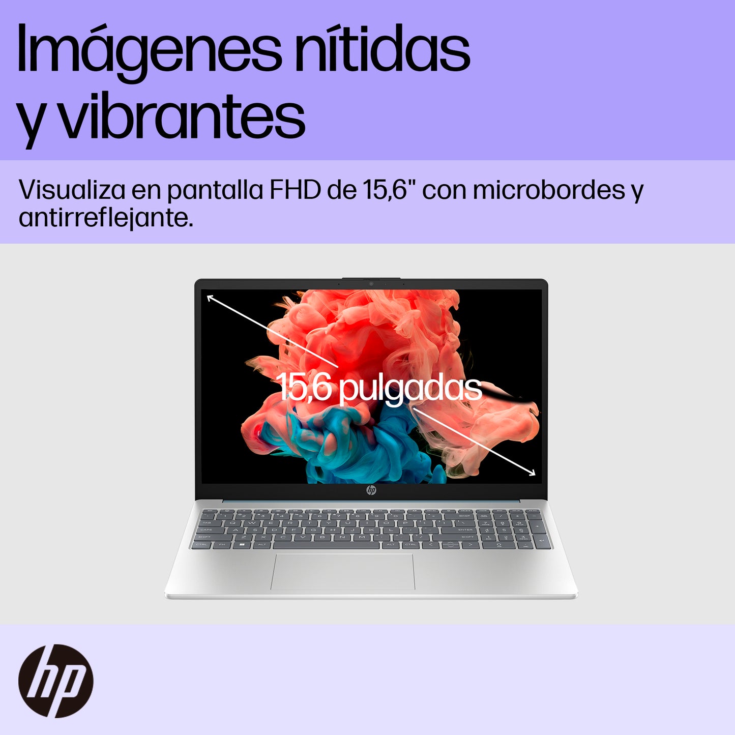 Portátil HP 15-fd0098la Core i5 120U 8GB 512GB FHD 15.6