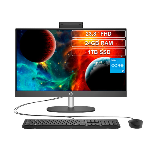Todo en uno AIO HP Core i5 1334U 24GB 1TB FHD 23.8