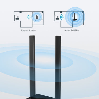 Adaptador Wifi Tp-link Archer T4u Plus Ac 1300 Mu-mimo