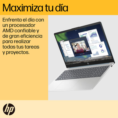 Portátil HP 15-FC0256LA Ryzen 5 7520U 16GB 512GB FHD 15