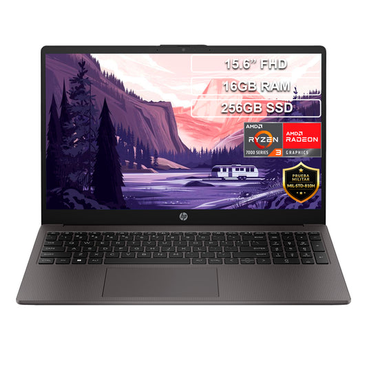Portátil HP 255 G10 Ryzen 3 7320U 16GB 256GB HD 15.6