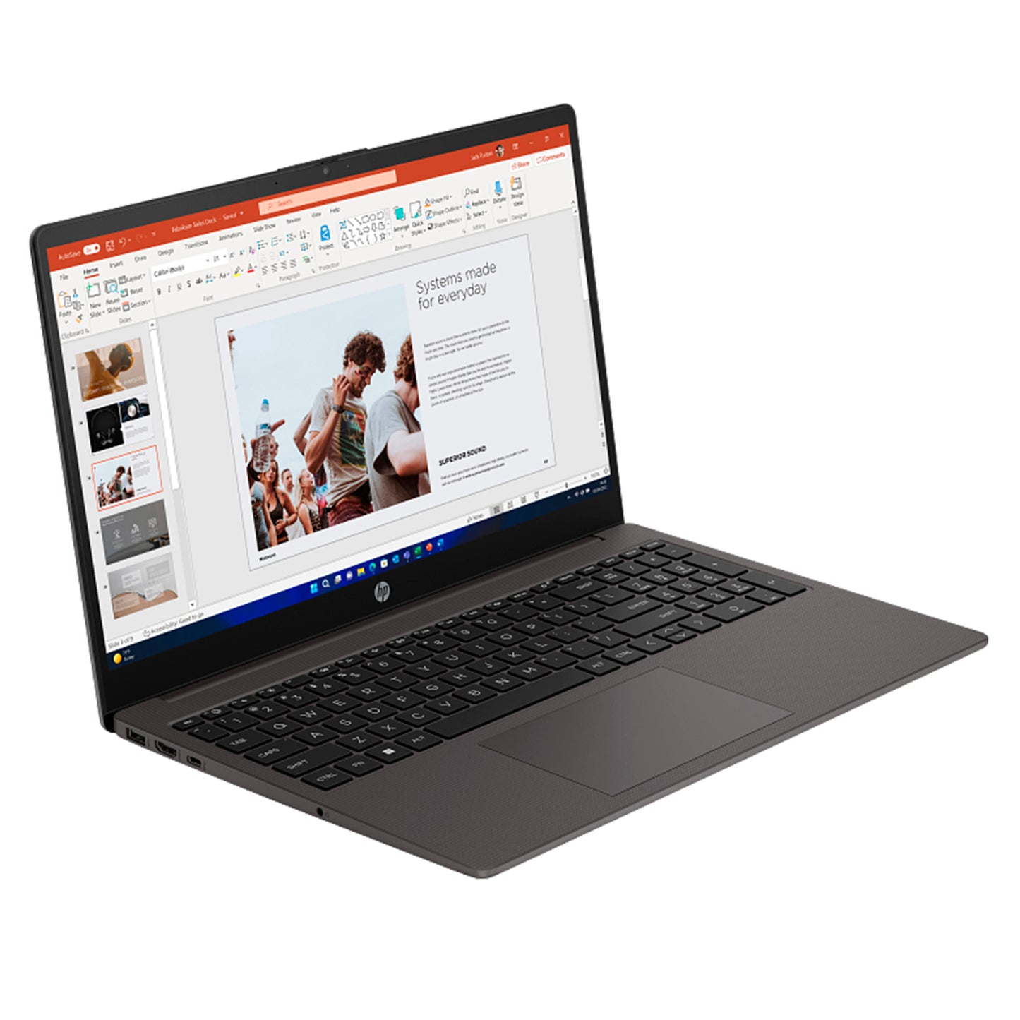 Portátil HP 255 G10 Ryzen 3 7320U 16GB 512GB HD 15.6