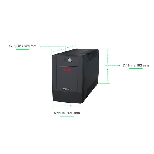 Ups Apc BVG1500-LM 1500va Interactiva 4 Tomas Avr 900 Watts