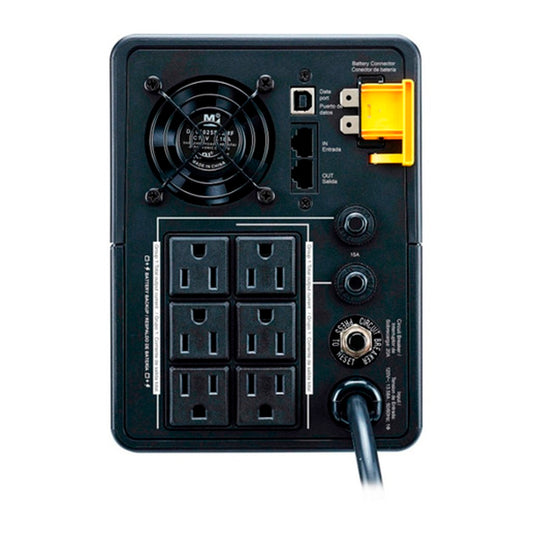 Ups Apc Bx1600m-lm 1600va Interactiva 6 Tomas Avr 960 Watts