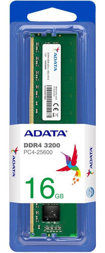 Memoria Ram Adata 16gb Para Pc 3200mhz Ddr4