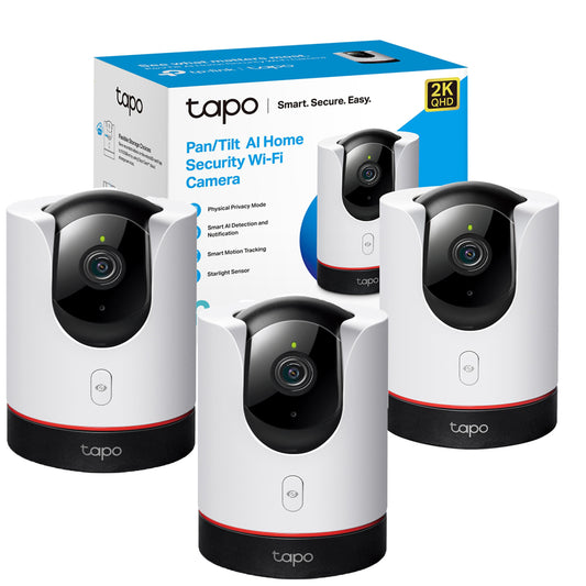 Tapo C225 Camara De Seguridad Tp-link x 3 Unidades 360° 2k