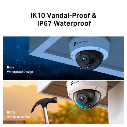 Cámara De Seguridad IP Tp-link Vigi C250 Full-Color Domo 5MP