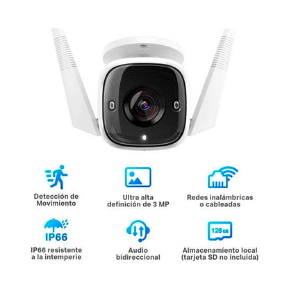 Cámara Tapo C310 Vigilancia Wi-fi TP-Link X3 Unidades