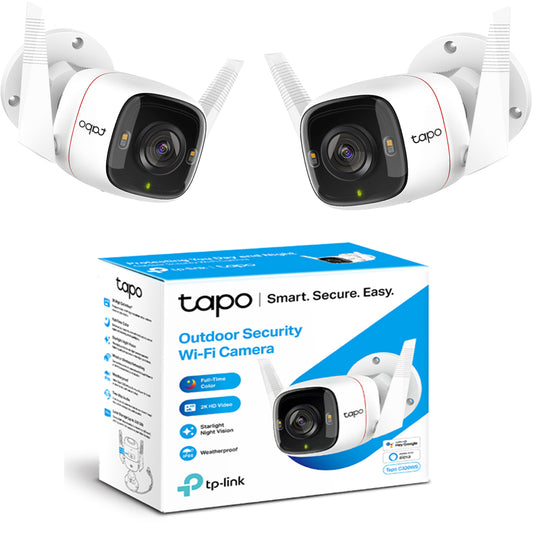 Cámara Tapo C320 Vigilancia Exterior 2k Wi-fi Tp-link x 2