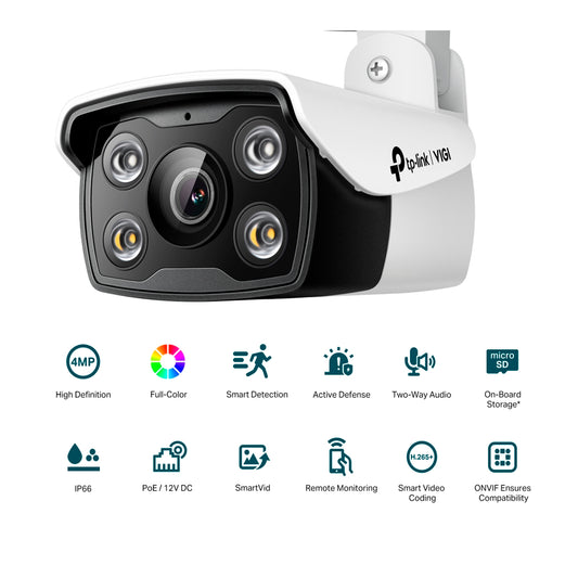 Cámara De Seguridad Tp-link Vigi C340 Poe 4mm 4mp