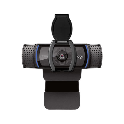 Cámara Web Full Hd Logitech C920e rial Tapa Obturador