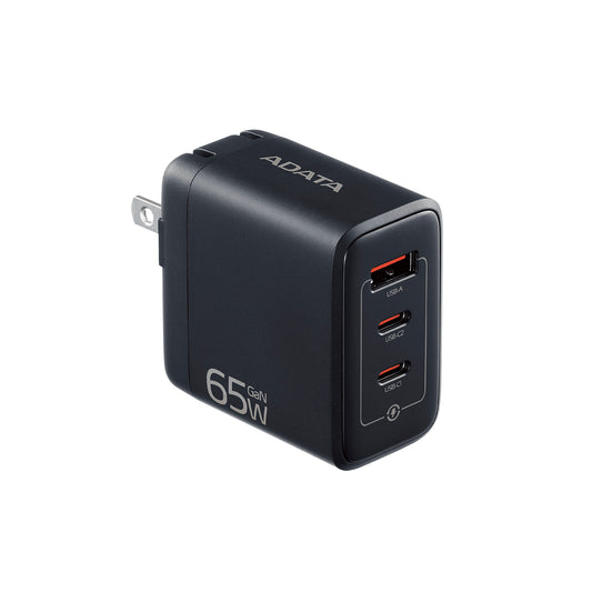 Cargador USB-C ADATA 65W Para Celular Laptop - Negro