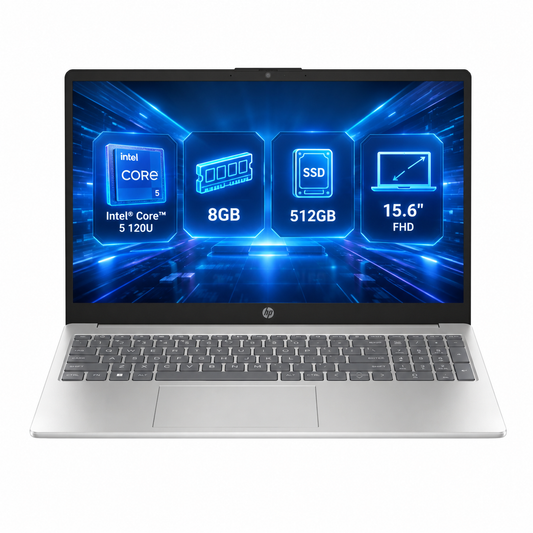 Portatil HP 15-FD0354LA Intel Core 5 120U 8GB 512GB 15.6" FHD