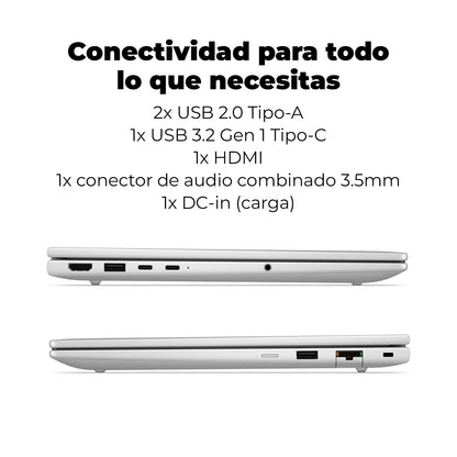 Portatil HP 15-FD1357LA Intel Core 5 120U 8GB 512GB 15.6" FHD