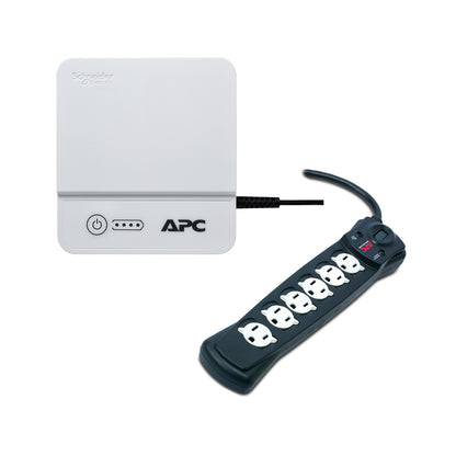 Mini Back-UPS APC 12V 36w + P6B-LM Regleta 6 Tomas