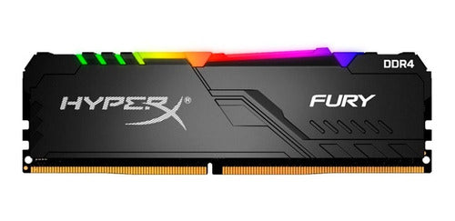 Memoria Ram Gamer 8gb Hyperx Fury Black Rgb Ddr4 3600 Dimm