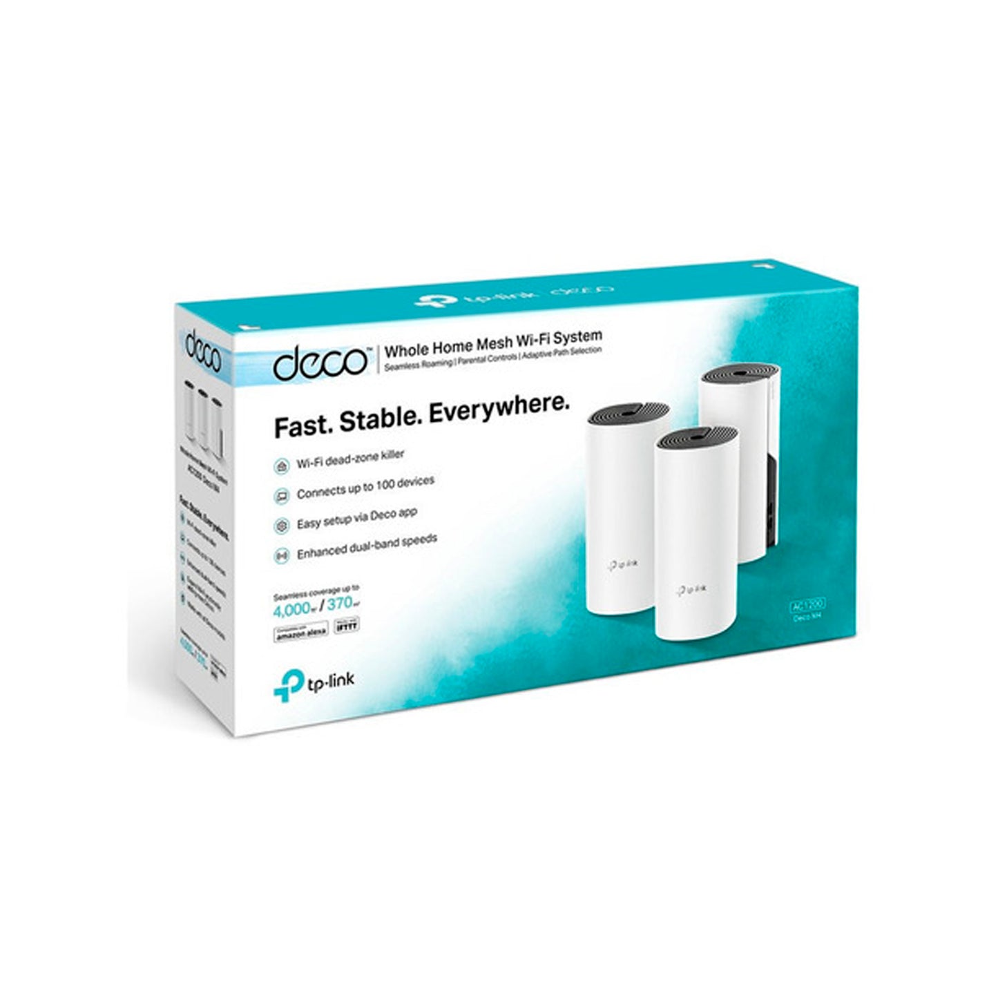 Tp-link Deco M4 Extensor Wifi Mesh 3 Nodos Puertos Gigabit