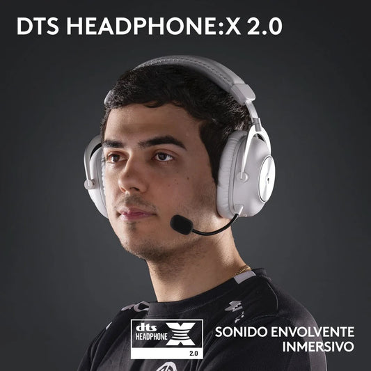 Diadema Gamer Logitech G Pro X 2 Inalámbrica - Blanca
