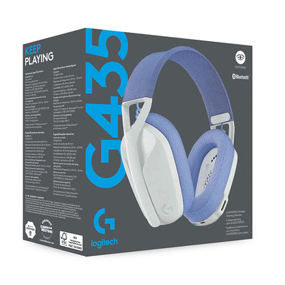 Diadema Gamer Logitech G435 Inalám LIGHTSPEED PS5 MAC PC