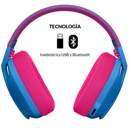 Diadema Gamer Logitech G435 Inalám LIGHTSPEED PS5 MAC PC