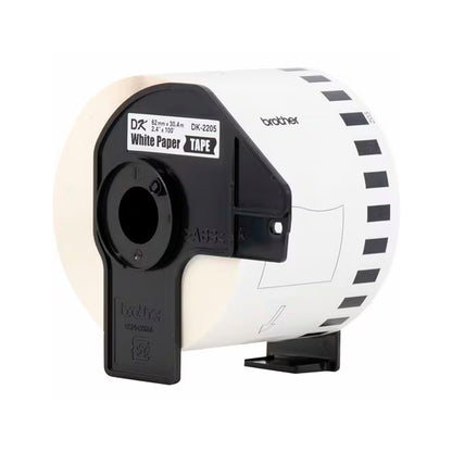Cinta de papel Brother DK2205 Longitud 62 mm x 30,4 m