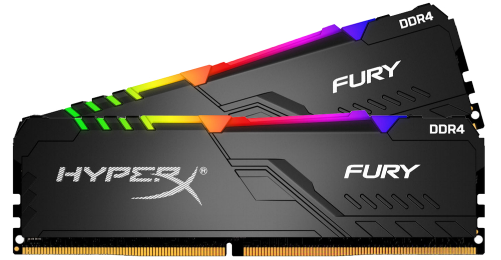 Memoria Ram Gamer 32gb Hyperx Fury Black Rgb Ddr4 3600 Cl18
