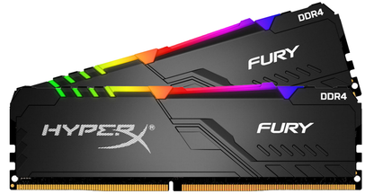 Memoria Ram Gamer 32gb Hyperx Fury Black Rgb Ddr4 3600 Cl18