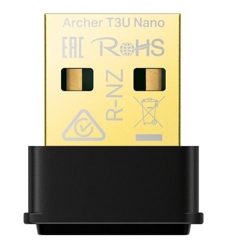 Adaptador Wifi Tp-link Archer T3u Nano Ac 1300 Mu-mimo