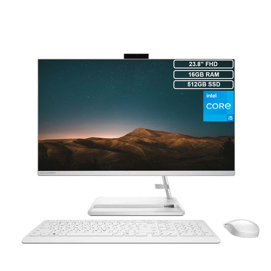 Todo en uno Lenovo 24IAP7 Core i5 16GB 512GB 23.8" Full HD