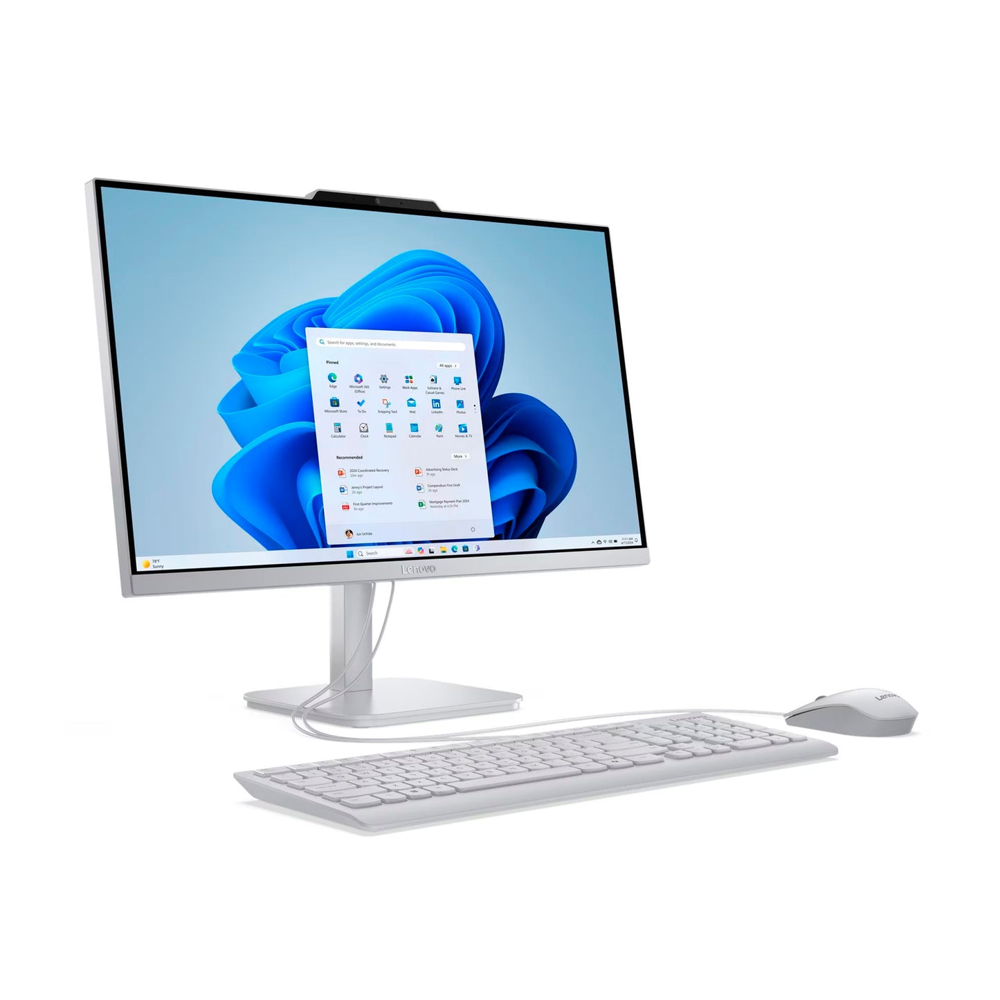 Todo en Uno AIO Lenovo A100 Celeron N100 8GB 512GB FHD 23.8