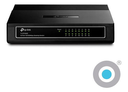 Switch Escritorio Tp-link Tl-sf1016d 16 Puertos 10/100mbps