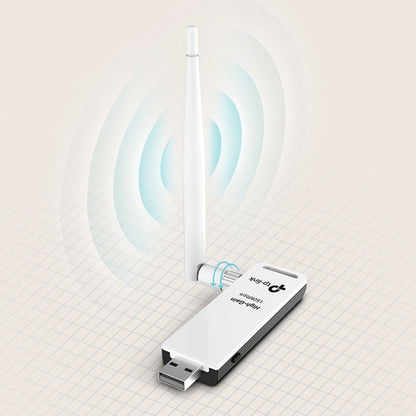 Adaptador De Red Rompemuros Wifi Usb Tl-wn722n Tp-link