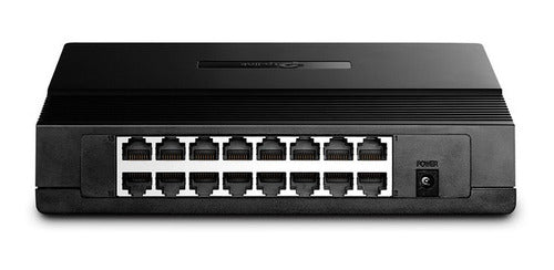 Switch Escritorio Tp-link Tl-sf1016d 16 Puertos 10/100mbps