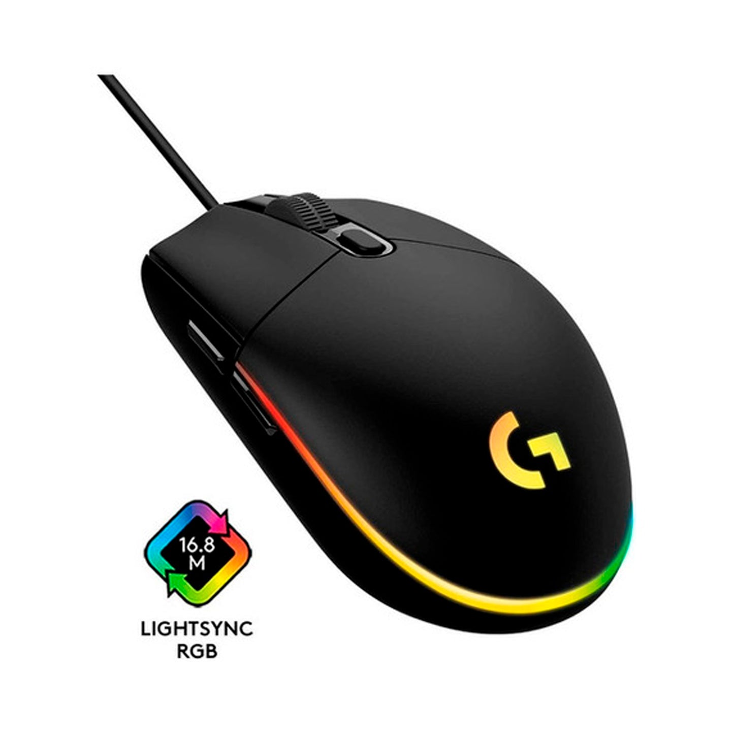 Mouse Gamer Logitech G203 Rgb Lighsync 6 Botones 8000 Dpi