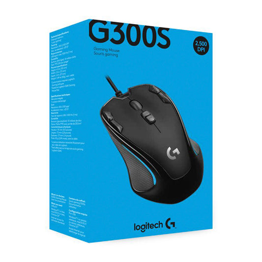 Mouse De Juego Logitech G Series G300s Negro Ambidiestro