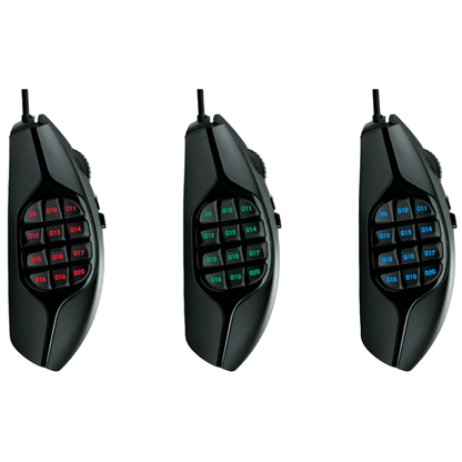 Mouse Gamer Logitech G600 20 botones Negro