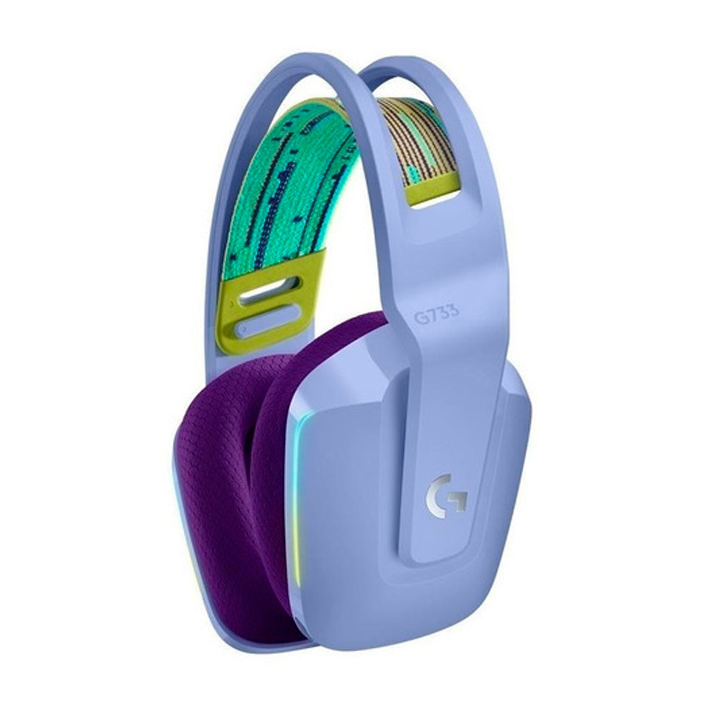 Audífonos Gamer Inalámbricos Logitech G Series G733 Lila Rgb