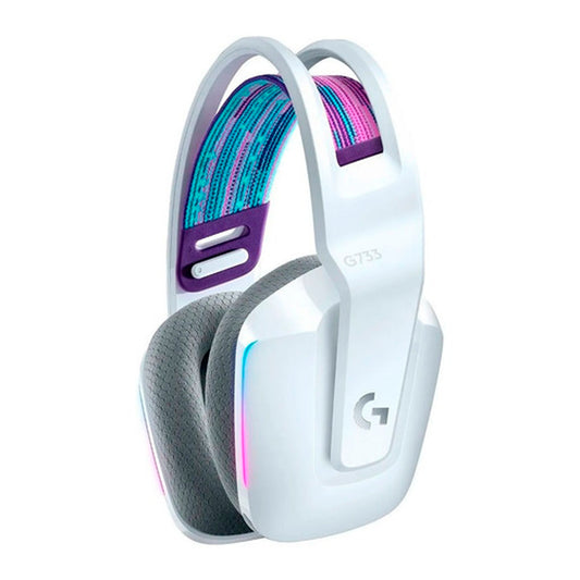 Audífonos Gamer Inalámbricos Logitech G Series G733 Blanco