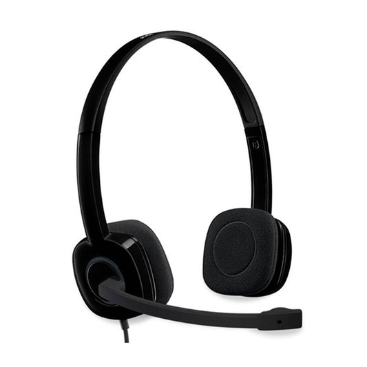 Diadema Logitech H151 Audífono Stereo 3.5mm Control Volumen