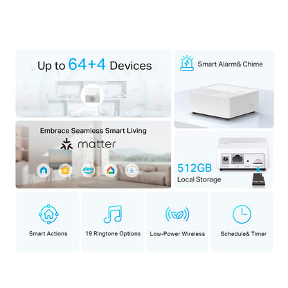 Hub Inteligente Tp-link Tapo H200 Alarma Ranura microSD