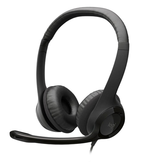 Diadema Logitech H390 Stereo Usb Typo-C - Negro