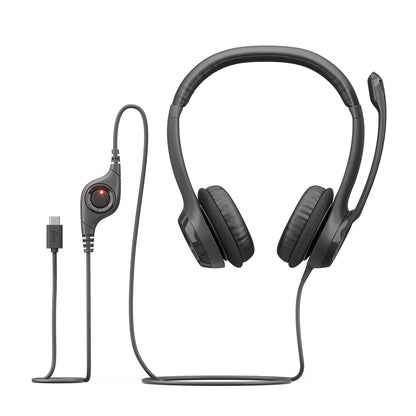Diadema Logitech H390 Stereo Usb Typo-C - Negro
