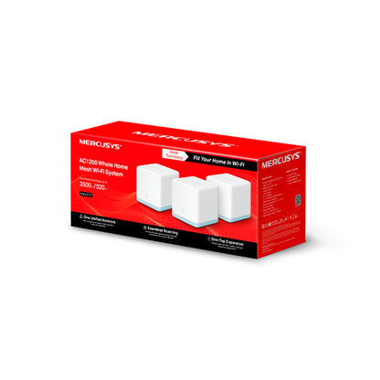Sistema Wi-Fi Malla Mercusys Halo S12 AC1200