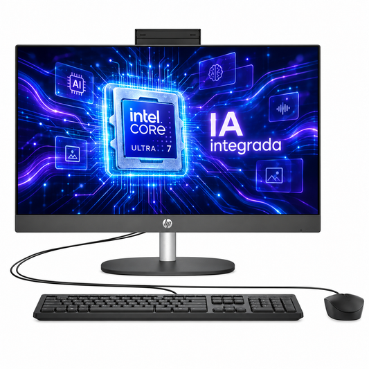 Todo en uno HP ProOne 240 G10 Core Ultra 7 155U 8GB 512GB 23.8" FHD