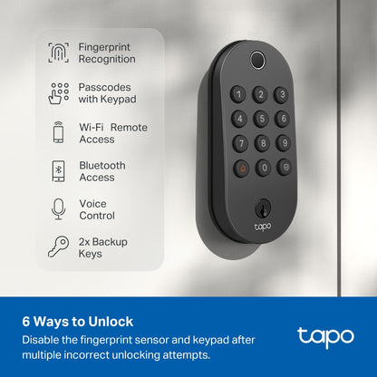 Cerradura Inteligente Tp-link Tapo Dl105 Wifi Huella Digital