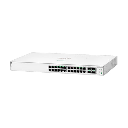Switch HPe Aruba INSTANT ON JL684B 24p Gbit PoE 370W 4p SFP+