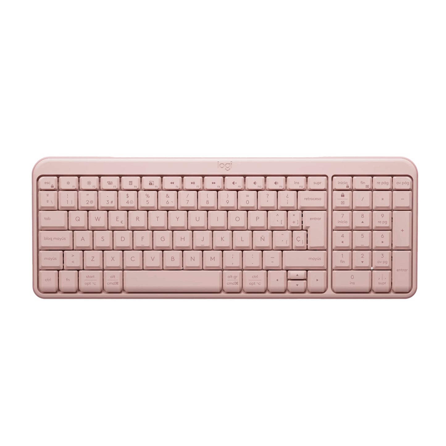 Teclado inalámbrico Logitech K250 Bluetooth - Rosa